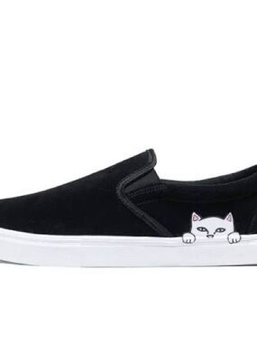 Ripndip Black Lord Nermal Slip-On Skate Shoes
